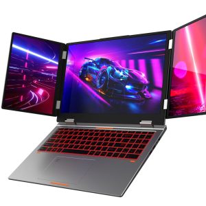 16 Inch Dual 10.5 Inch 3 Monitor Laptop, Core i7 1260P Twelve, Iris Xe Graphics, 16GB RAM, 1 TB SSD