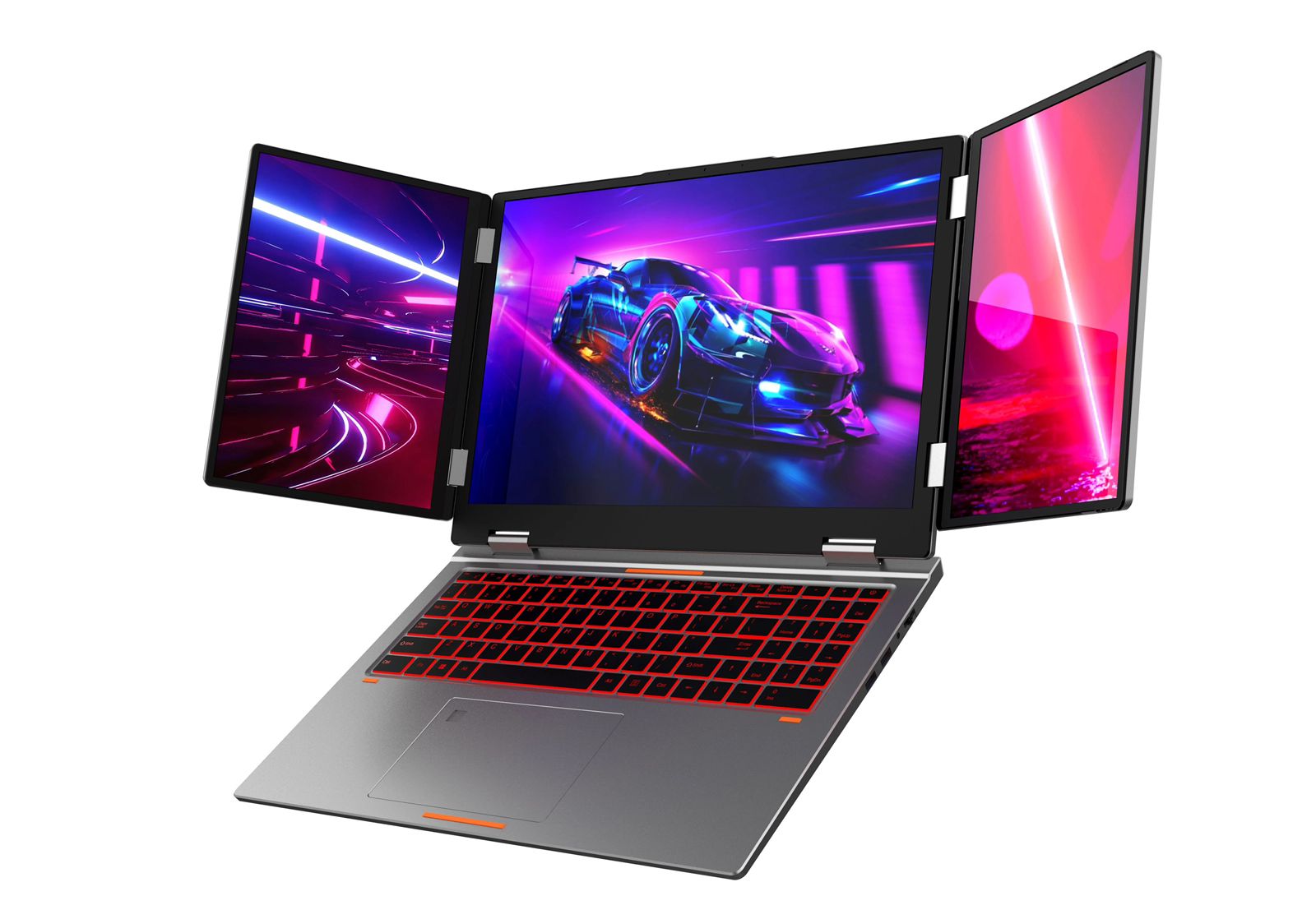 16 Inch Dual 10.5 Inch 3 Monitor Laptop, Core i7 1260P Twelve, Iris Xe Graphics, 16GB RAM, 1 TB SSD