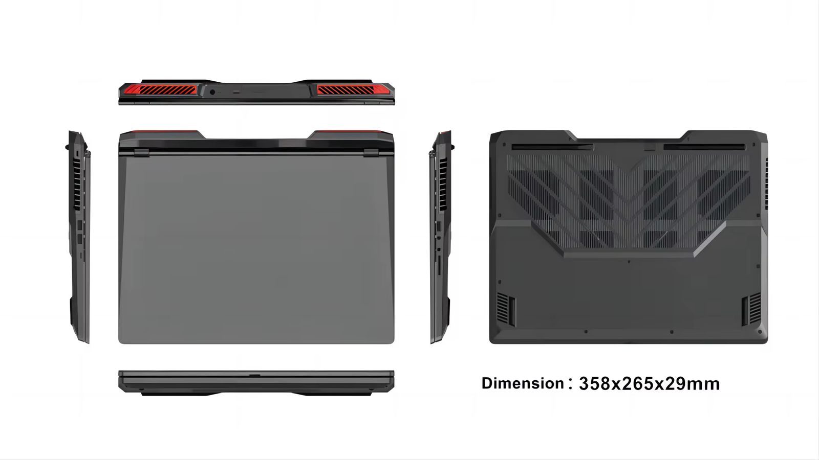 16 inch 144Hz E-sports screen, Intel Core i9-12900HK, RTX4050 6GB, 16 GB RAM 1TB SSD - Image 4